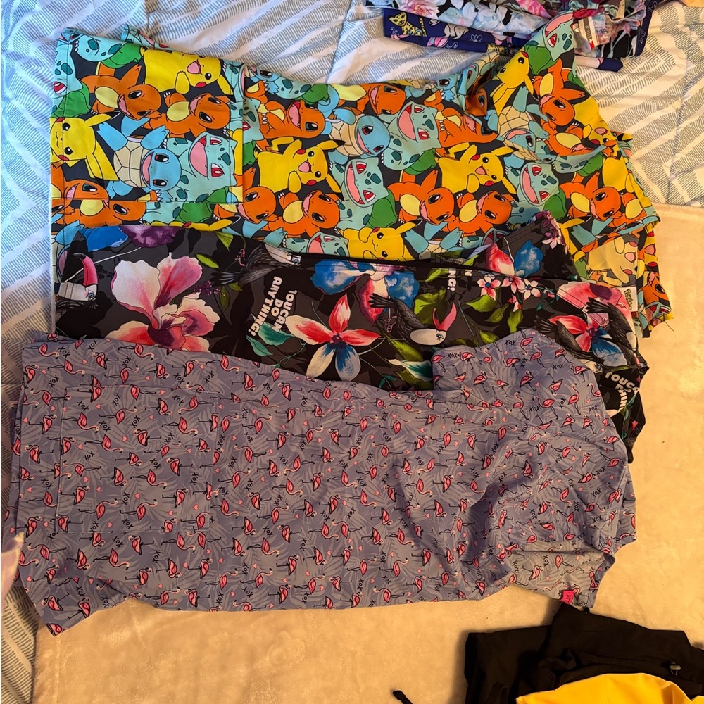 9 scrub tops